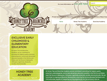 Tablet Screenshot of honeytreeandbranchesacademy.com